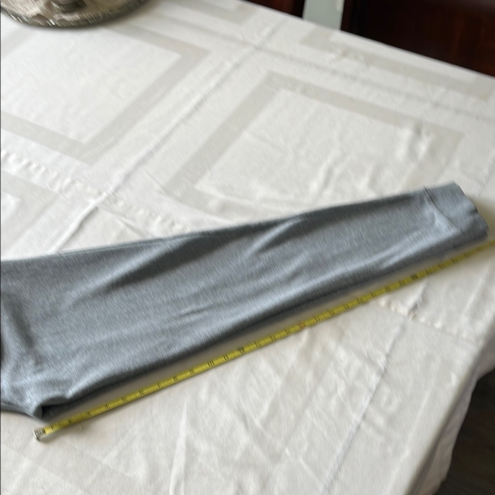 Gray Tapered Joggers with Elastic Waistband - Picture 6 of 7